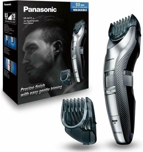 Panasonic ER-GC71-S503 Trimmer Zilver/Zwart (Mooi & Gezond), Handtassen en Accessoires, Uiterlijk | Haarverzorging, Nieuw, Verzenden