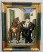 Scuola europea (XX), da Botero - Luomo e il cavallo, Antiek en Kunst