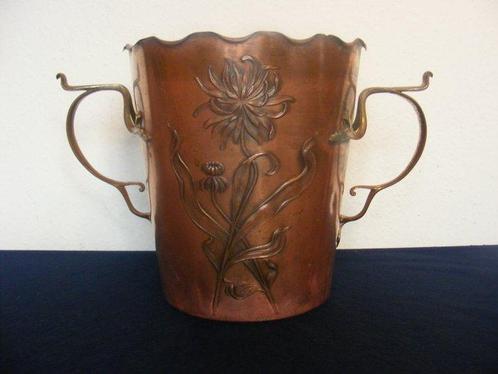 Jugendstil Carl Deffner - Refroidisseur à vin - cuivre,, Antiek en Kunst, Kunst | Designobjecten