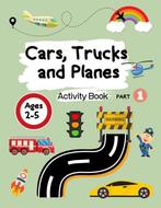 Cars and Trucks Activity Book for Preschool Kids: Colors,, Gelezen, Publishing, Lazy Frog, Verzenden