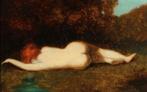 Jean-Jacques Henner (1829 –1905), Circle of - A nude Resting, Antiek en Kunst