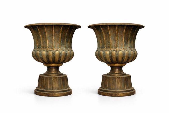 Jardinière (2) - Metaal - Exclusief paar klassiekXL, Antiquités & Art, Curiosités & Brocante