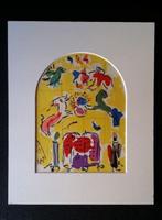 Marc Chagall (1887-1985) - LEVI - 2 lithographs, 1962., Antiek en Kunst