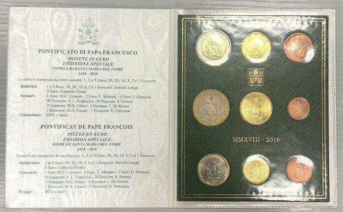 Vaticaan. Year Set (BU) 2018 Emissione Speciale (Zonder, Postzegels en Munten, Munten | Europa | Euromunten