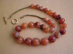 COLLIER DE PERLES DE MELON - Cornaline - Agate - Tibet -, Antiek en Kunst