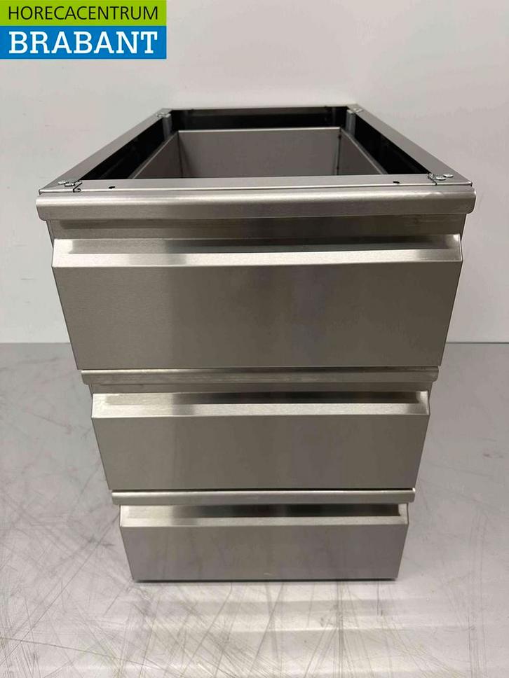 Armoire à tiroirs inférieure en acier inoxydable 3 tiroirs, Articles professionnels, Horeca | Autre, Envoi