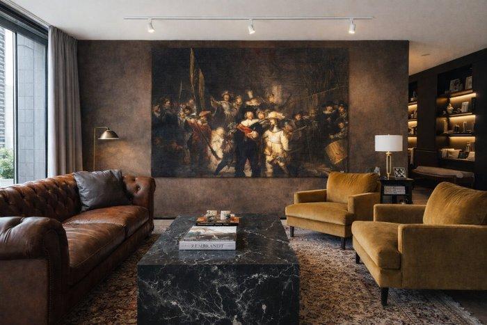 Arazzo in velvet Rembrandt - 115x145cm - Luxe velvet -, Antiek en Kunst, Curiosa en Brocante