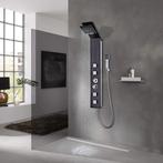 vidaXL Douche paneelsysteem glas bruin, Doe-het-zelf en Bouw, Verzenden, Nieuw