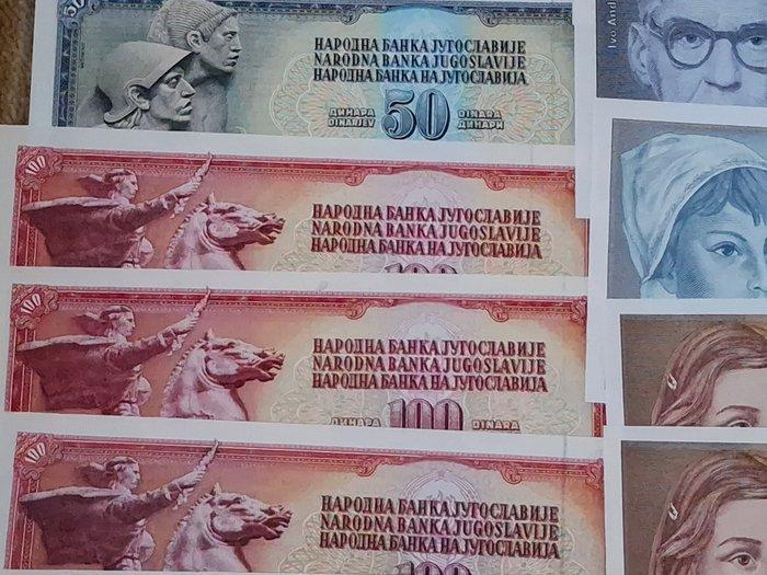 Joegoslavië. - 75 banknotes - various dates (Zonder, Postzegels en Munten, Bankbiljetten | Europa | Niet-Eurobiljetten