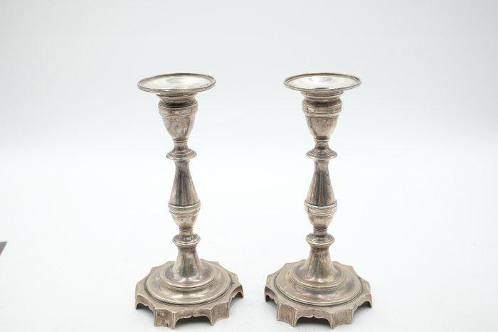 Kaarsenhouder - .800 zilver - 19e eeuw, Antiek en Kunst, Antiek | Zilver en Goud