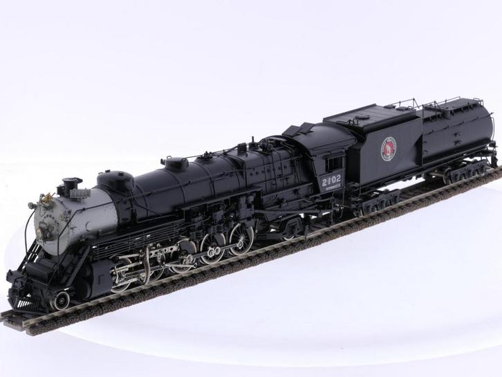 Schaal H0 Tenshodo No. 155 stoomlocomotief Class Q-1 2-10..., Hobby en Vrije tijd, Modeltreinen | H0, Gelijkstroom, Locomotief