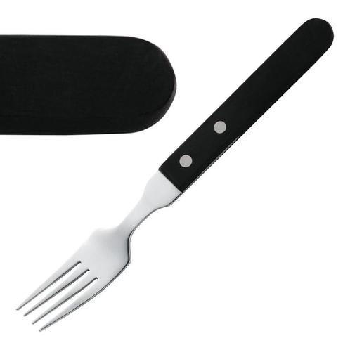 Steakvorken | RVS/Kunststof | 12 Stuks | Lengte 200mm Amefa, Zakelijke goederen, Horeca | Keukenapparatuur, Nieuw in verpakking