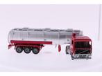 Schaal 1:50 Tekno Volvo F12 turbo met tankoplegger. #2821, Ophalen of Verzenden, Zo goed als nieuw, Tekno