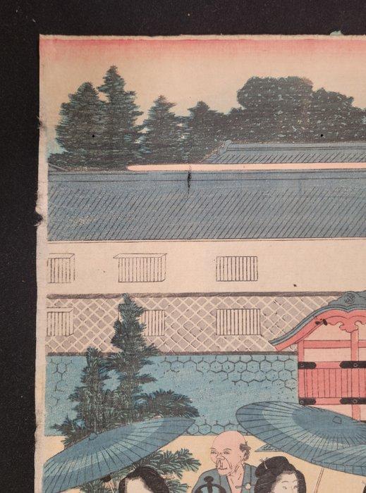 Kasumigasaeki from the series Famous Places of the Eastern, Antiek en Kunst, Antiek | Overige Antiek