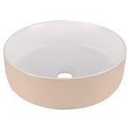 Waskom Differnz Mira 12x36 cm Beige/Wit, Ophalen of Verzenden, Nieuw, Overige typen