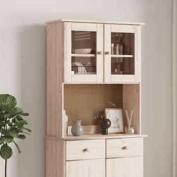vidaXL Opzetkast ALTA 77x30x92 cm massief grenenhout, Verzenden