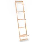 vidaXL Wandrek ladder 41,5x30x176 cm cederhout, Huis en Inrichting, Kasten | Boekenkasten, Verzenden, Nieuw