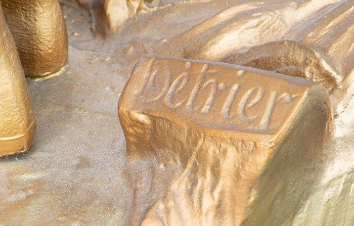 Figurale pendule - Pierre Louis Détrier - Zinklegering -, Antiek en Kunst, Antiek | Meubels | Stoelen en Sofa's