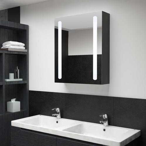 vidaXL Armoire de salle de bain à miroir LED 50x13x70 cm, Maison & Meubles, Tables | Coiffeuses, Neuf, Envoi