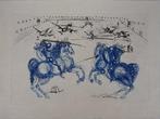 Salvador Dali (1904-1989) - Les Cavaliers bleus, Antiek en Kunst