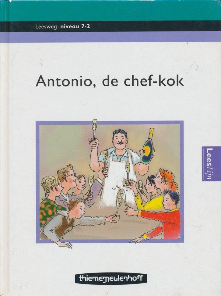 Leesweg Leesboek 7-2 Antonio, de chef-kok, Boeken, Schoolboeken, Verzenden