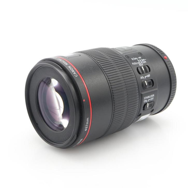 Canon EF 100mm F/2.8 L IS USM Macro | Tweedehands, Audio, Tv en Foto, Foto | Lenzen en Objectieven, Zo goed als nieuw, Verzenden