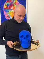 D - Uli -  Todenkopf  Blue, Antiek en Kunst