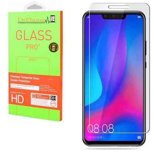 DrPhone Huawei P Smart+ (PLUS) 2018 Glas - Glazen Screen, Télécoms, Téléphonie mobile | Housses, Coques & Façades | Marques Autre