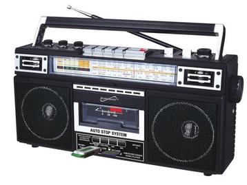 Veiling - Supersonic Bluetooth Retro 4 Band Radio Cassette U beschikbaar voor biedingen