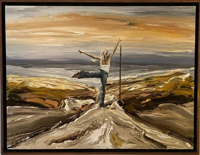 Hans Pruijn (XX) - Paaldansen, Antiek en Kunst, Kunst | Schilderijen | Modern