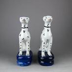 Statue, Two Staffordshire style dalmatian dog statues - 21