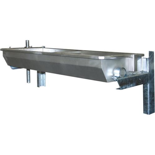 Sneldrinker rvs kanteldrinkbak 1,5m, verw. 200w, voor, Dieren en Toebehoren, Stalling en Weidegang
