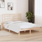 vidaXL Cadre de lit Bois de pin massif 160x200 cm