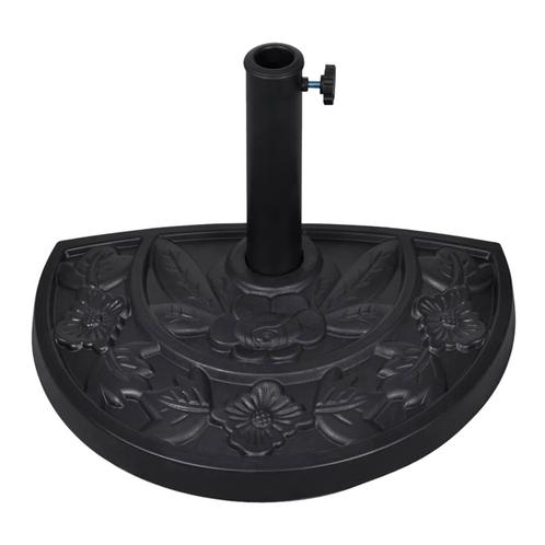 vidaXL Parasolvoet halfrond hars, Tuin en Terras, Parasols, Nieuw, Verzenden