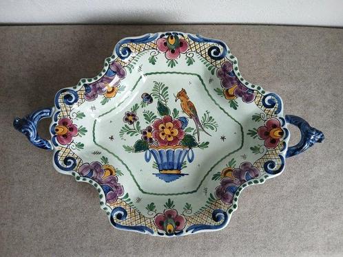Plateelbakkerij Zuid-Holland - Plateau - Poterie -, Antiek en Kunst, Antiek | Glaswerk en Kristal