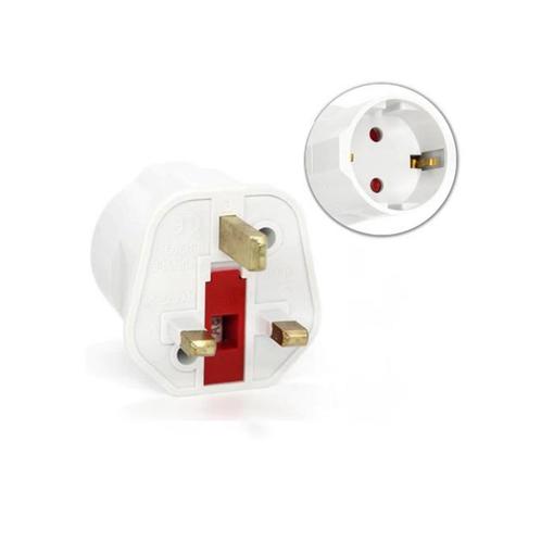 Reisstekker Type G - Wereldstekker EU naar Engeland,, Doe-het-zelf en Bouw, Elektriciteit en Kabels, Nieuw