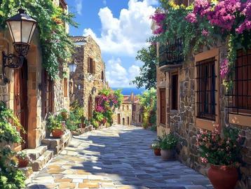Irina Collins - Village in Bloom XL · NO Reserve