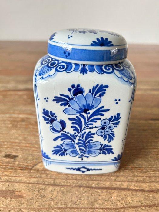 De Porceleyne Fles, Delft - dekselvaas - Aardewerk, Delfts, Antiek en Kunst, Antiek | Glaswerk en Kristal