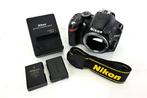 Nikon D3200 body met 2 accus Digitale camera, Nieuw