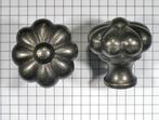 Knop mandarijn ijzer blank gelakt 35 mm, Nieuw