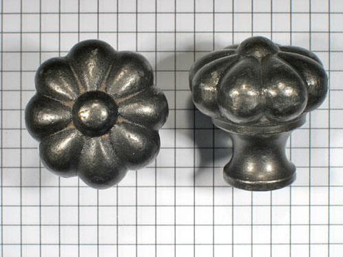 Knop mandarijn ijzer blank gelakt 35 mm, Huis en Inrichting, Woonaccessoires | Overige, Nieuw