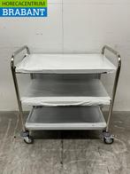 RVS Zorro Serveerwagen 3 lagen 85 cm Horeca, Ophalen of Verzenden, Nieuw in verpakking