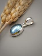 Uniek stuk juweel in 925 zilver met topkwaliteit aquamarijn