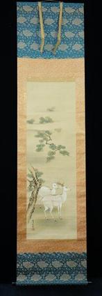 Absolute auction – Japanese Hanging Scroll Triptych, Late