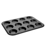 Bakvorm koolstofstaal met anti kleef | Cap. 12 muffins |, Verzenden, Nieuw in verpakking