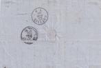 France - 1866 Lettre de Marseille à Catane via Messine avec, Gestempeld