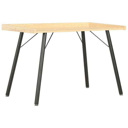 vidaXL Bureau 90x50x79 cm eikenkleurig, Huis en Inrichting, Bureaus, Nieuw, Verzenden