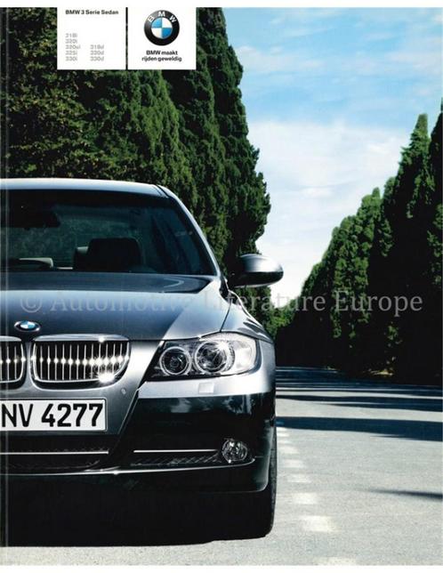 2006 BMW 3 SERIE SEDAN BROCHURE NEDERLANDS, Livres, Autos | Brochures & Magazines