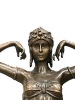 Sculpture en Bronze Danseuse de Scarabée par H.B. Chyparus, Bronze, Ophalen of Verzenden