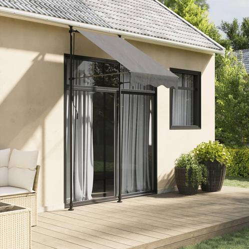 vidaXL Luifel uittrekbaar 100x150 cm stof en staal, Tuin en Terras, Zonneschermen, Nieuw, Verzenden